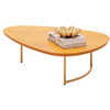 Mesa De Centro Petala Cedro Dj Moveis