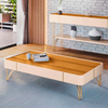 Mesa De Centro Cadenza Off White/Cinamomo HB Moveis