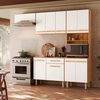 Cozinha Lemon Freijo/Off White Cristal PTA Fechada Nicioli