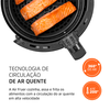 Air Fryer 3,6L AF-36 Pratic 1500W 220V Preto/Inox Mondial 