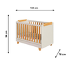 Berco Pingo Off White/Amendoa Peroba