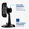 Ventilador 30CM VT-30 Turbo Preto/Prata Mondial