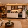 Cozinha Completa Alfa Freijo/Off White Carraro
