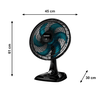 Ventilador 40CM 6P VSP-40 AP Super Power 220V Preto/Azul Mondial