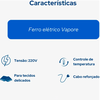 Ferro de Passar Vapore FV-02 220V Branco/Azul Agratto