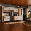 Cozinha Completa 6 Peças Syrah Amêndoa/Off White Rio Doce