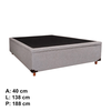 Base Baú Flex Casal 138x45 Softflex