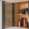 Kit Cozinha Fit+Balcão Fit Freijo/Chumbo Nicioli