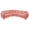 Sofa De Canto Malta Veludo Rose J.A ESTOFADOS