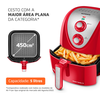 Air Fryer 5L Grand Family AFN-50RI C Time 1900w Vermelho/Inox Mondial 