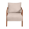 Poltrona Topazio Linho Deva Creme Artflex