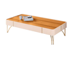 Mesa De Centro Cadenza Off White/Cinamomo HB Moveis