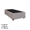 Base Baú Flex Solteiro 88x45 Softflex