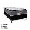 Colchão Unibox Solteirão Unique 88x64 com Pillow Caza Nobre