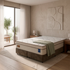Colchão Mola Lux Firm Molejo Molas PowerBlue 138x34 Cor 60 Areia Gazin