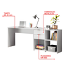 Mesa para Computador NT 2060 Branco Notável