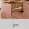 Cozinha Compacta 10 Portas 2 Gavetas Amora Amendola/Marsala Prime TX Demobile