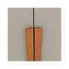 Roupeiro 6 Portas Realeza com 8 Pes Cinamomo/Off White Moveis TCIL