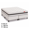 Conjunto Box Queen Master Molas Ensacadas 158x24 + Base Prisma 158x42 Reconflex