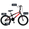 Bicicleta Aro 20 Max Boy Cross S/M Preto Fosco Colli