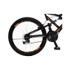 Bicicleta Aro 26 GPS Preto Fosco/Laranja Neon Colli