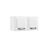 Armário Aéreo de Cozinha Branco 2 Portas Gel New Premium Itatiaia