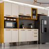 Cozinha Avila 4PCS Cinamomo Off White Acetinado Chf Moveis