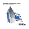 Ferro a Vapor FVITA2ESSA 220v Branco/Azul Itatiaia