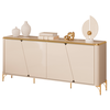 Buffet Liara Off White/Dourado Dj Moveis
