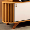 Bancada Alba 1.8 Cinamomo/Off White HB Moveis