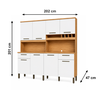 Armario Cabernet Prime Amendoa/Off White Rio Doce