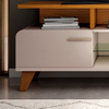 Bancada Essenza 1.6 Off White/Cinamomo Hb Moveis