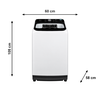 Máquina de Lavar 16Kg Wave Agitator Função Turbo Branca Midea