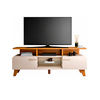 Bancada Essenza 1.6 Off White/Cinamomo Hb Moveis