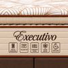 Conjunto Box Queen Executivo com Pillow Top molas ensacadas 158x84cm Softflex