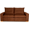 Sofa Pienzo Veludo Tabaco J.A Estofados