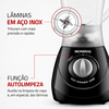 Liquidificador 2V Easy Power L-550 550W 220V Preto Mondial 