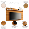 Painel Curv 1.8 Cinamomo/Off White HB Moveis 