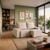 Sofa Manhattan Veludo Marfin J.A Estofados