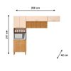 Cozinha 3 Peças Urbane Kits Parana