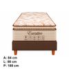 Conjunto Box Solteiro Executivo com Pillow Top e Molas Ensacadas 88x188 Softflex