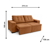 Sofa Viero Veludo Camurca J.A Estofados
