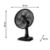 Ventilador 30CM VSP-30 Super Power Preto/Cinza Mondial 