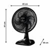 Ventilador 40CM 6P VSP-40 AP Super Power 220V Preto/Cinza Mondial