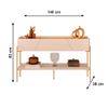 Aparador Liara Off White/Dourado DJ Moveis