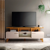 Bancada Essenza 1.6 Off White/Cinamomo Hb Moveis