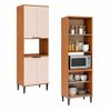 Torre Quente 1 Forno Mdp Freijo/Off White Carraro