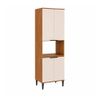 Torre Quente 1 Forno Mdp Freijo/Off White Carraro