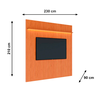 Painel Ripado Slim 2.2A 2.20L Nature Imcal
