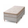 Conjunto Box Solteiro Confort Prime com Pillow Top e Molas Ensacadas 88x188 Softflex